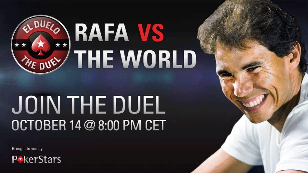 Rafa Nadal sfida il mondo a poker online