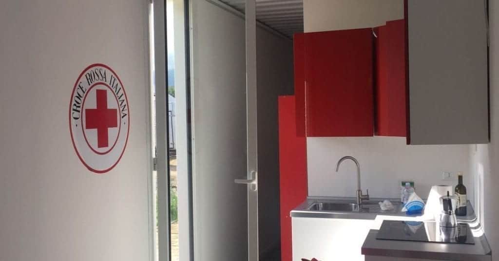 Spencer & Lewis con Container Home Italia e Olimpia Agency per Croce Rossa Italiana