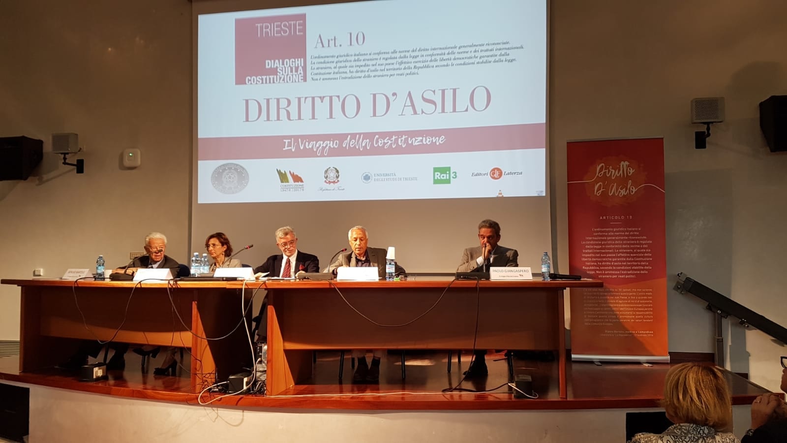“Dialoghi sulla Costituzione”: a Trieste il confronto su Diritto d’asilo