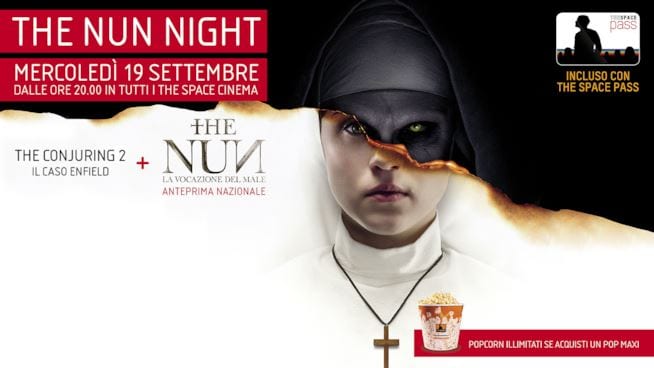 Horror Night nei cinema The Space: doppio appuntamento con The Conjuring 2 e l’anteprima di The Nun – La Vocazione del Male