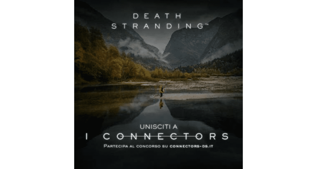 Cover Connectors con paesaggio abbandonato e scritta bianca