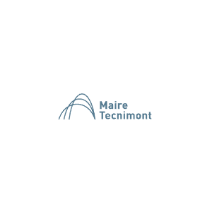 Maire Tecnimont logo su sfondo bianco